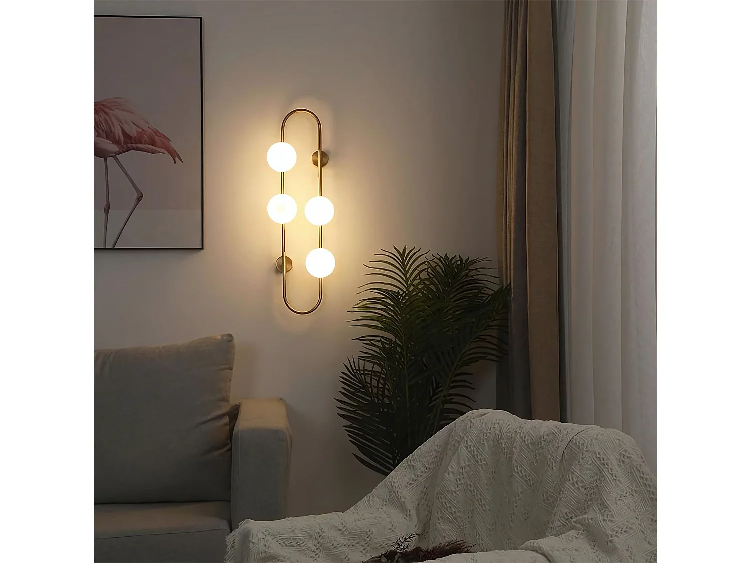 Applique Murale Toolight App1144-4W Gold