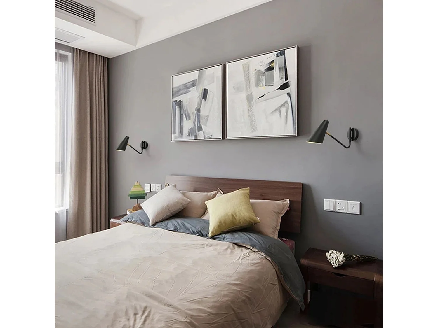 Applique Murale Toolight App1139-1W Black