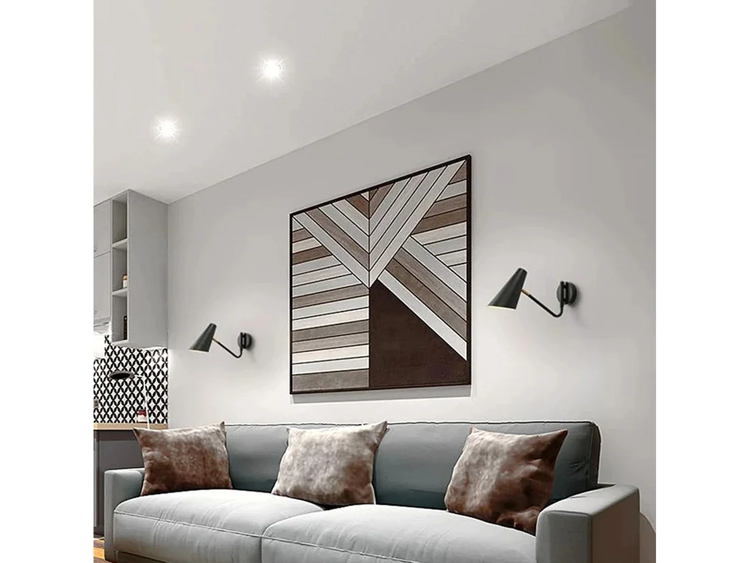 Applique Murale Toolight App1139-1W Black