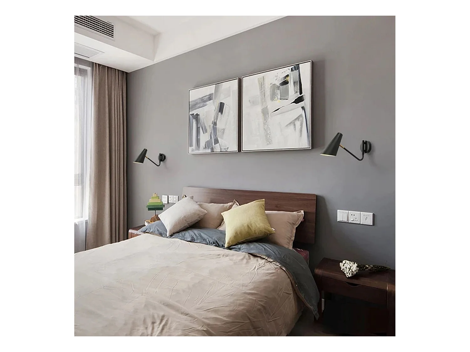 Applique Murale Toolight App1139-1W Black