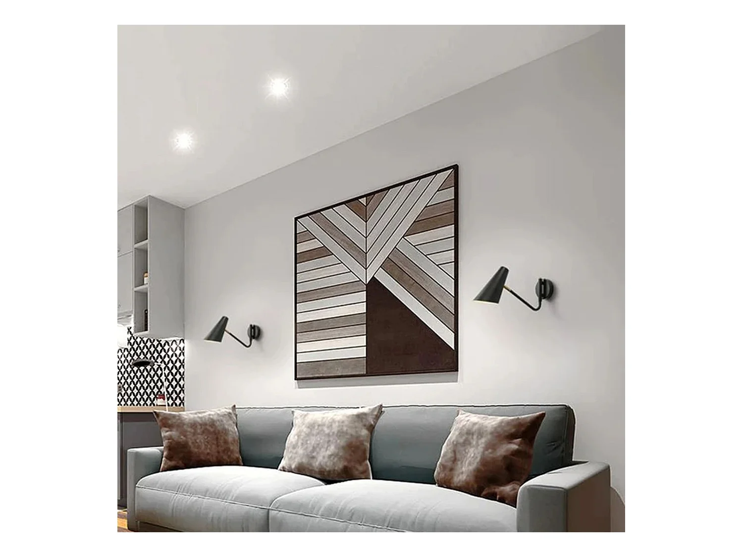 Applique Murale Toolight App1139-1W Black