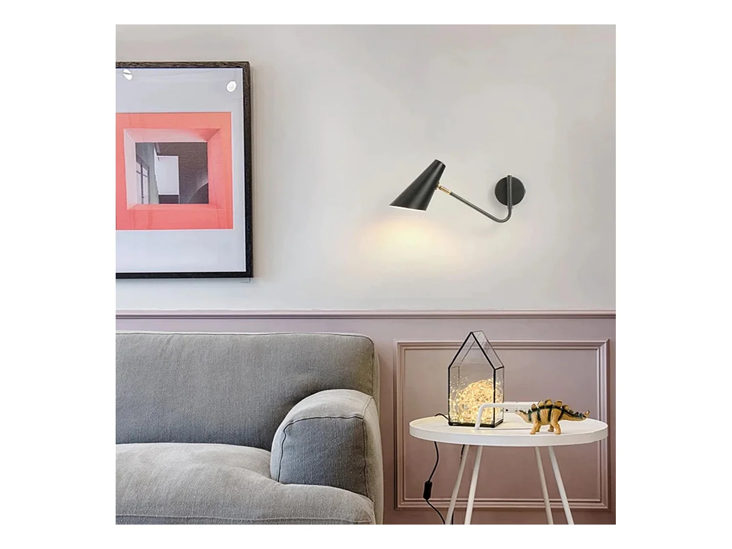 Applique Murale Toolight App1139-1W Black