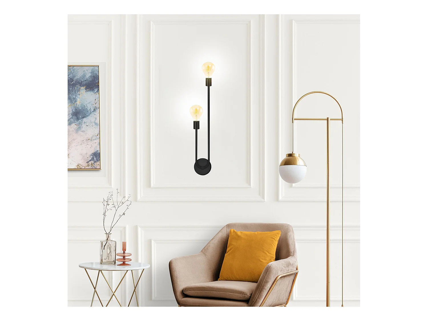 Applique Murale Toolight App1147-2W Black