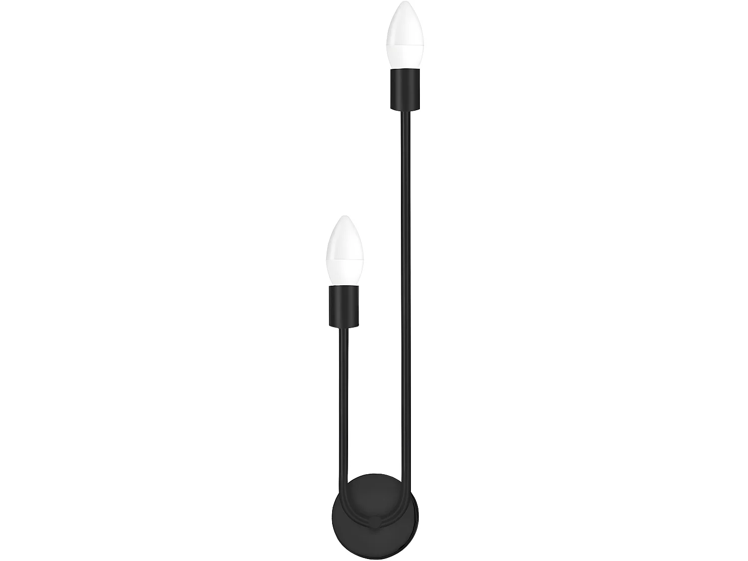 Lampada Da Parete Toolight App1147-2W Black