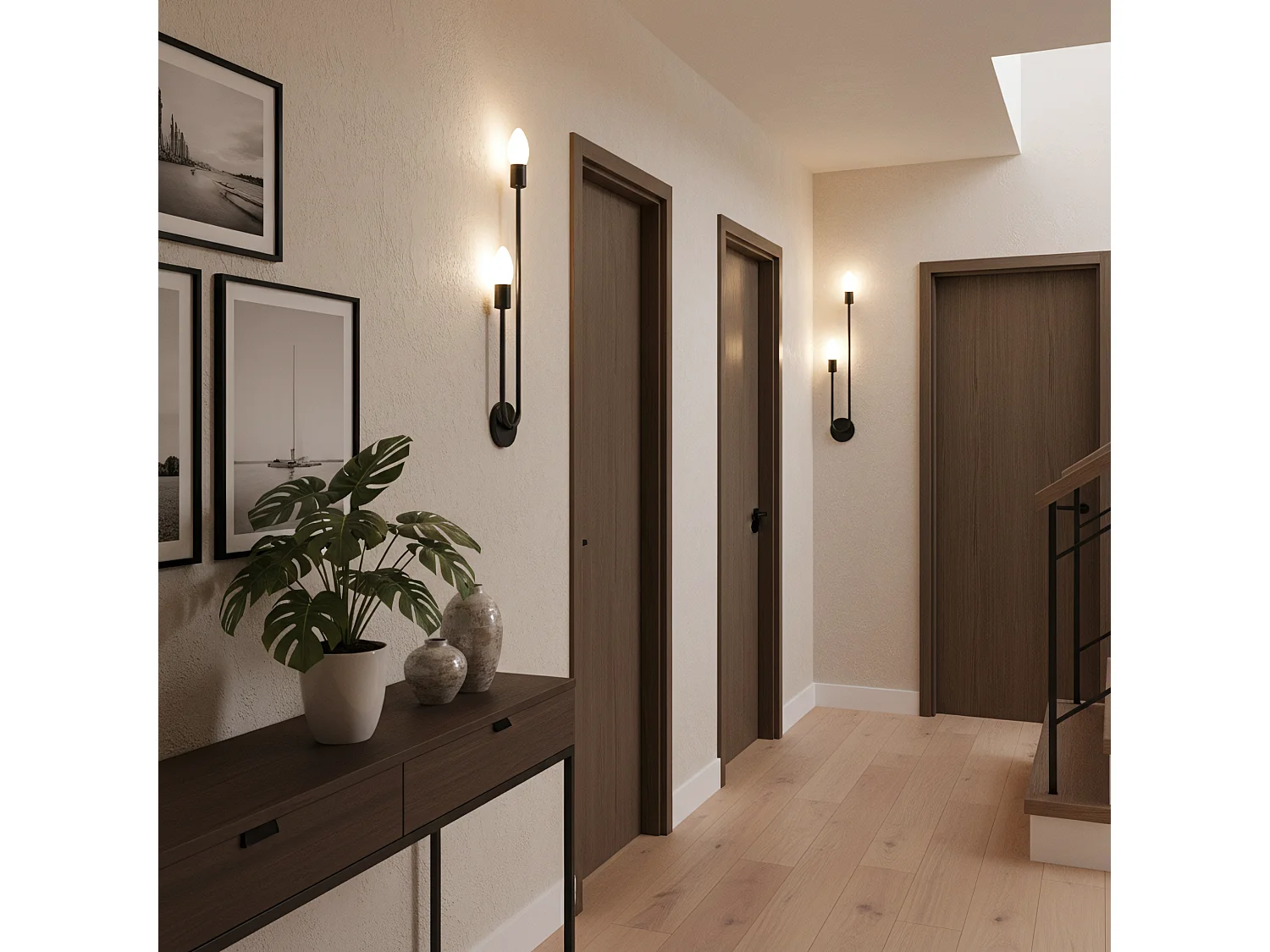 Lampada Da Parete Toolight App1147-2W Black