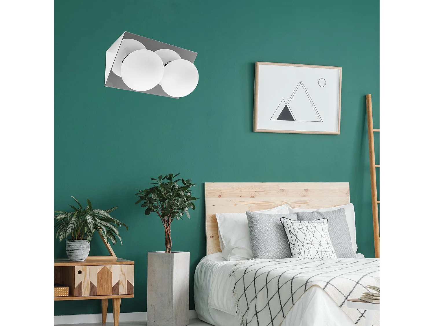 Applique Murale Toolight App1228-2W Chrome