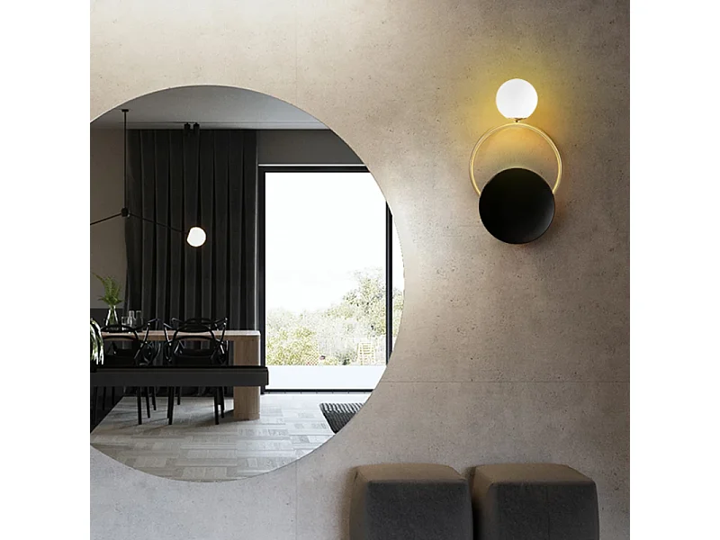 Applique Murale Toolight App923-1W Black