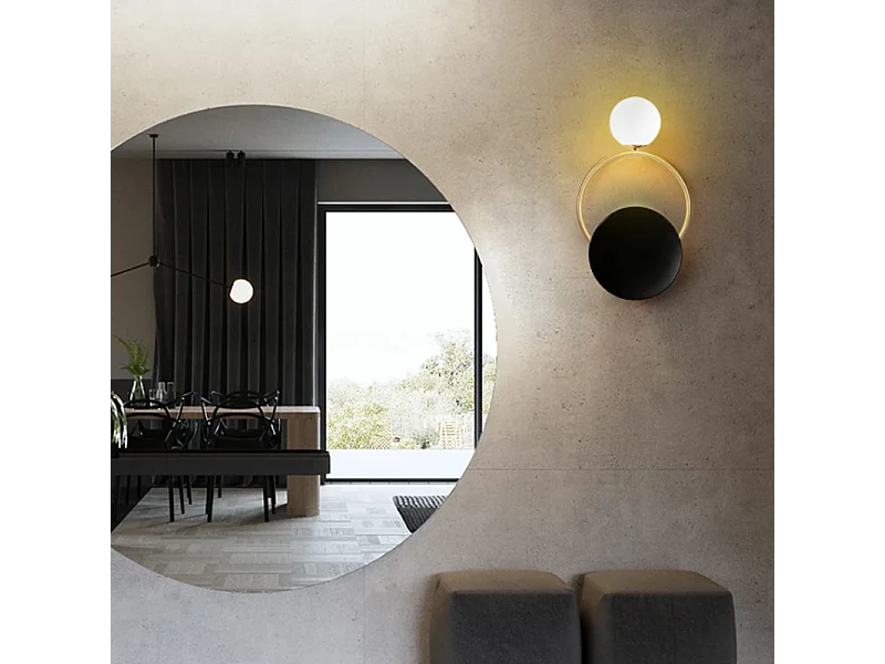 Lâmpada De Parede Toolight App923-1W Black