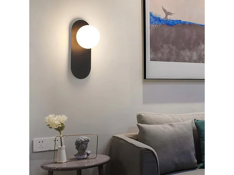 Lâmpada De Parede Toolight App1586-1W Black