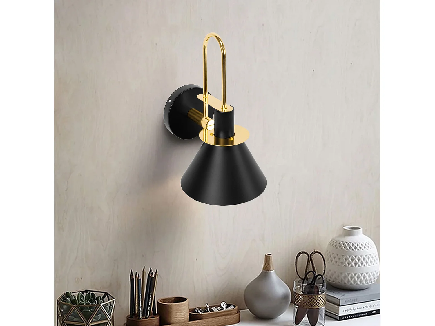Applique Murale Toolight App1602-1W Black