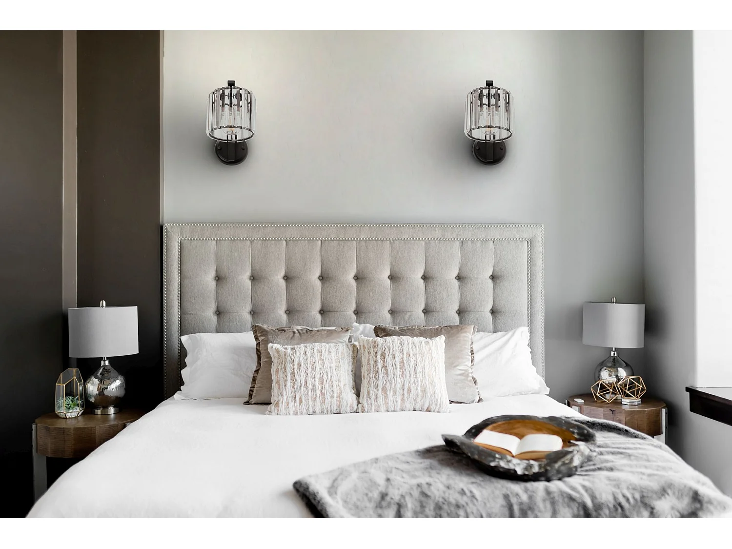 Applique Murale Toolight App512-1W Black