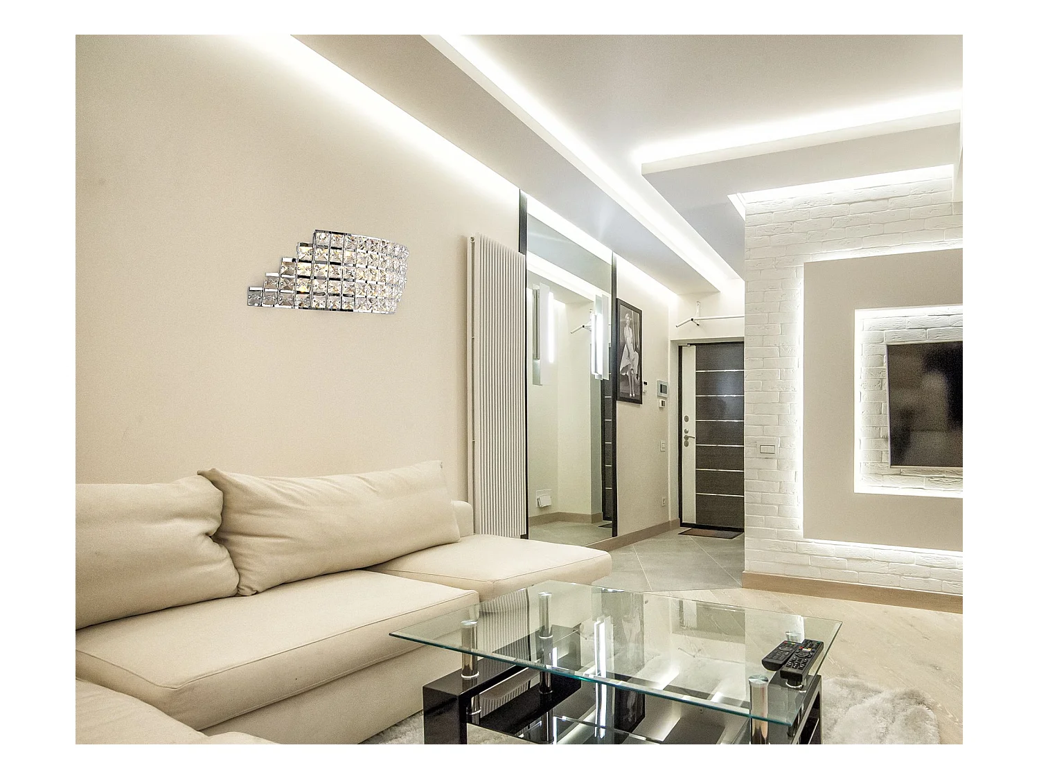 Wandlamp Toolight App676-1W Light Grey