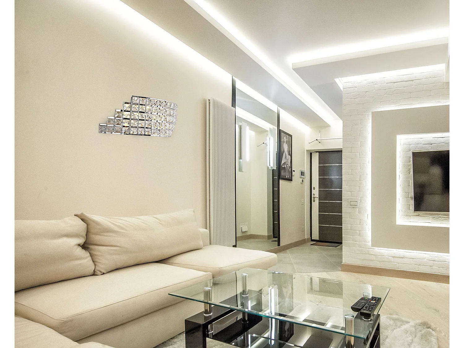 Applique Murale Toolight App676-1W Light Grey