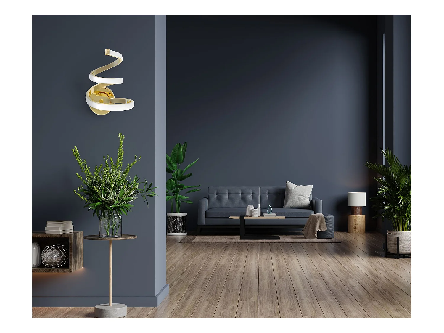 Wandlampe Toolight Led App1053-W Gold