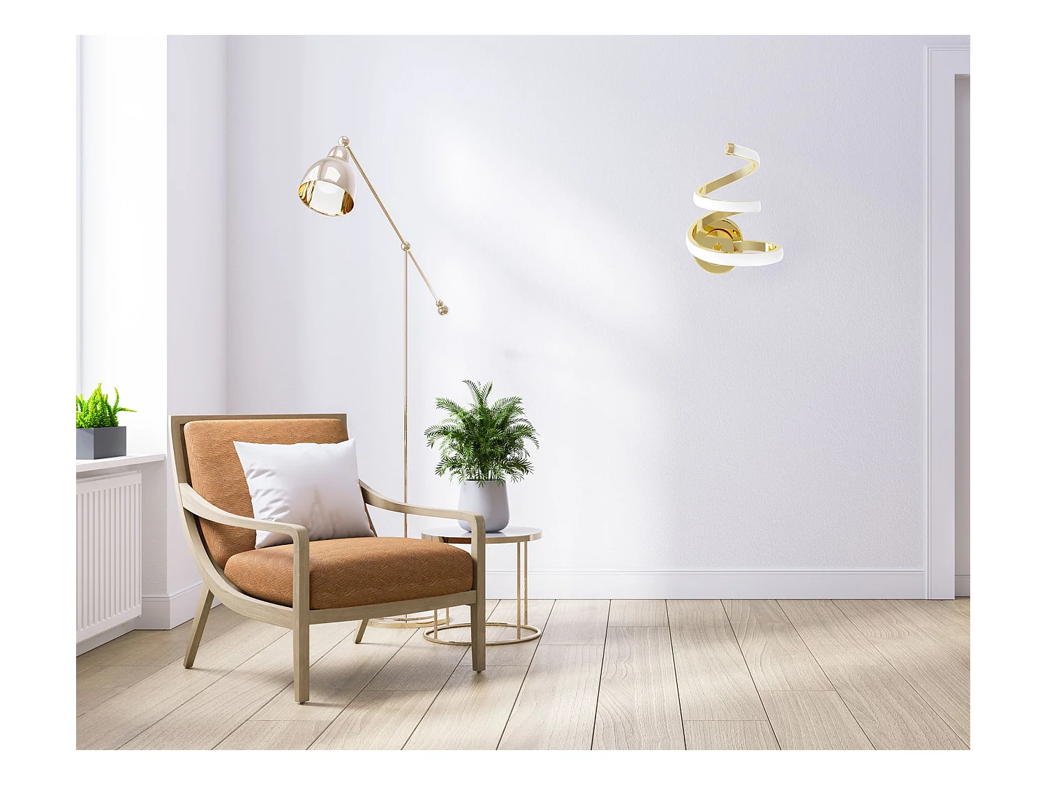Wandlampe Toolight Led App1053-W Gold