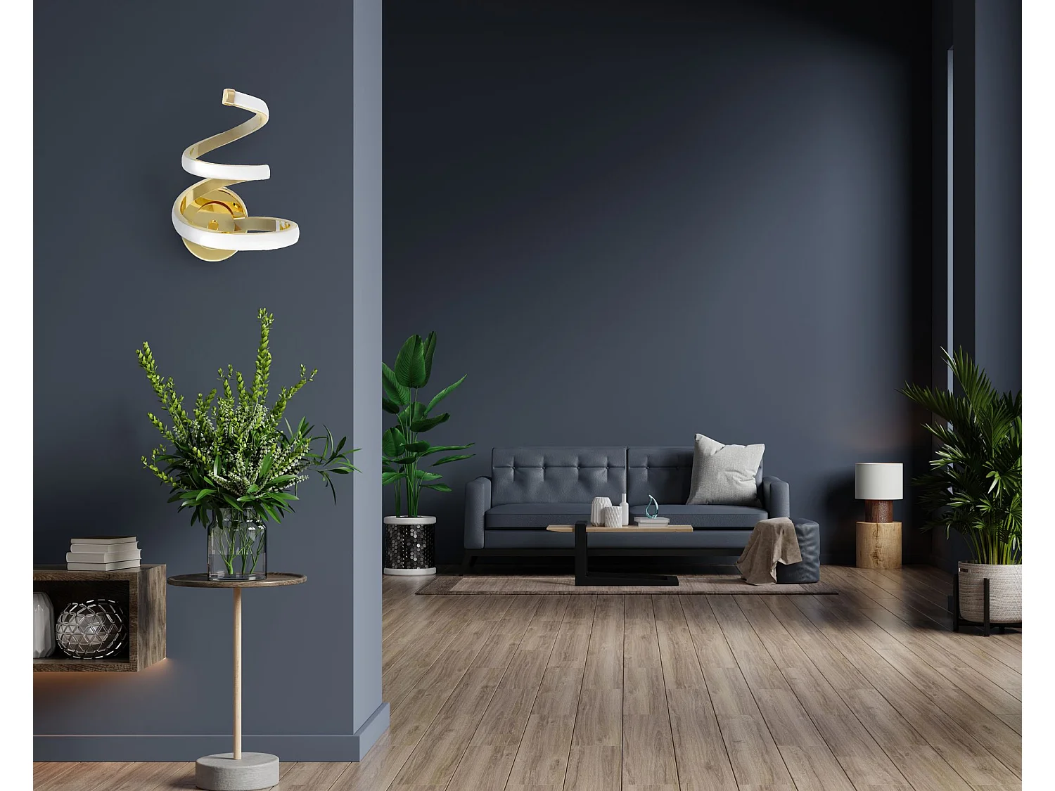 Wandlampe Toolight Led App1053-W Gold