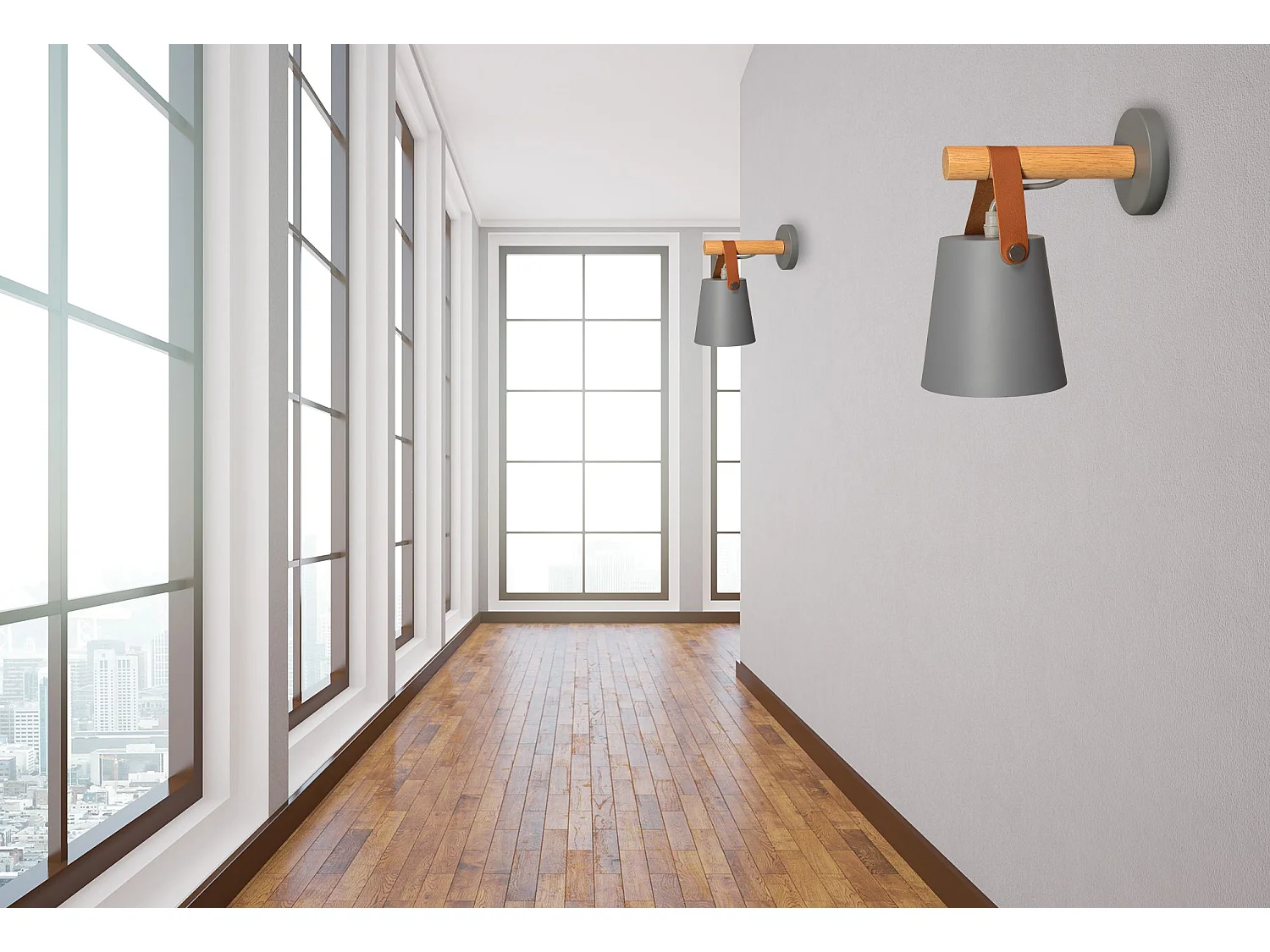 Applique Murale Toolight App468-1W Grey