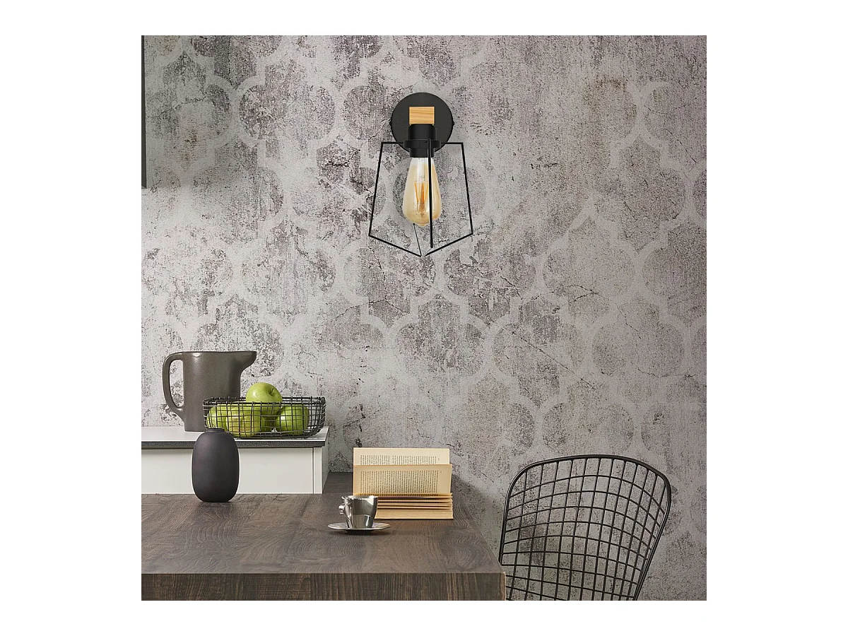 Applique Murale Toolight App978-1W Black