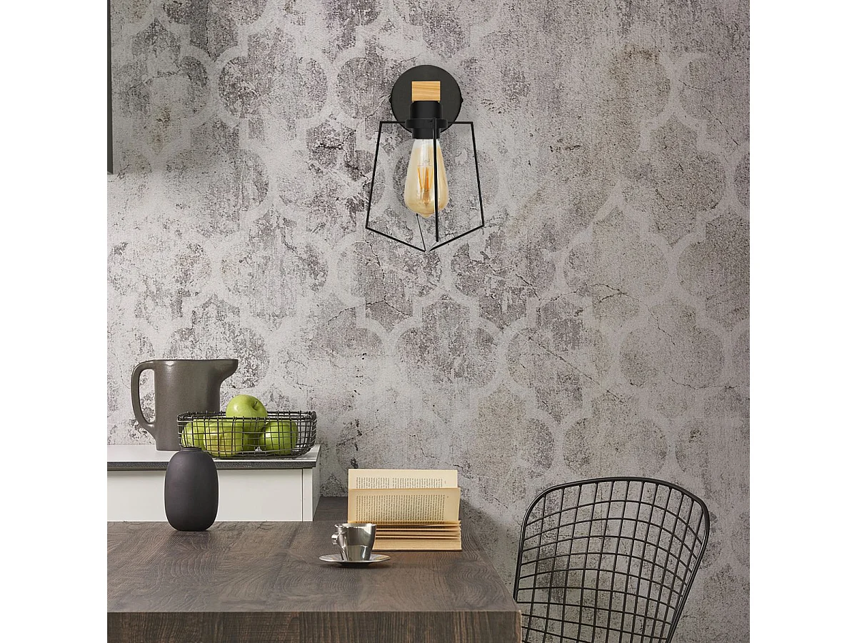 Applique Murale Toolight App978-1W Black