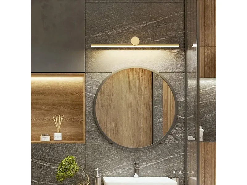 Applique Murale Toolight Led App1346-W 80Cm Brush Gold