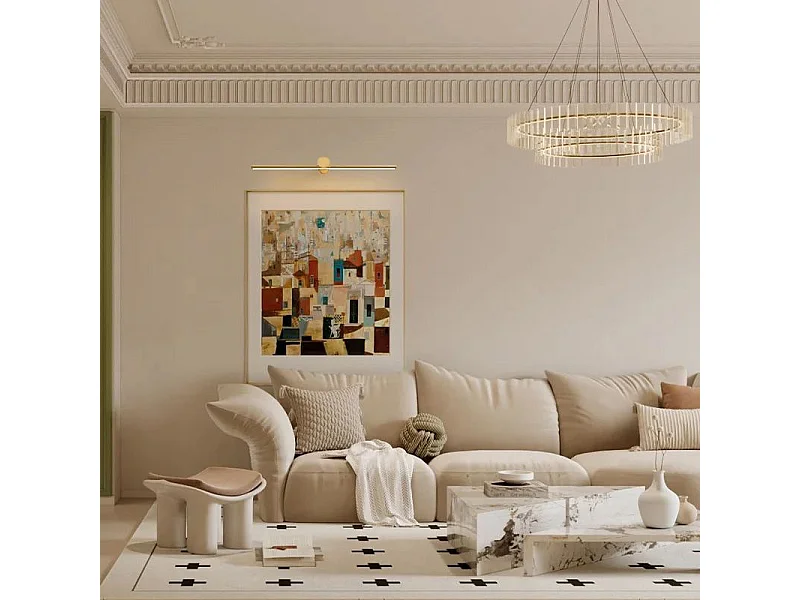 Applique Murale Toolight Led App1346-W 80Cm Brush Gold