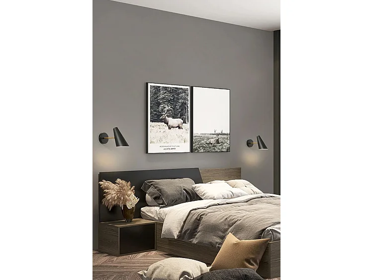 Applique Murale Toolight App1141-1W Black