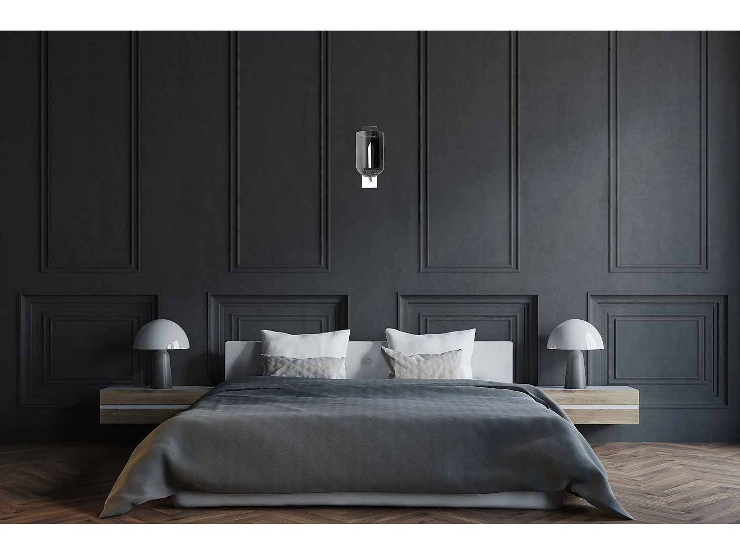 Applique Murale Toolight App1206-1W Chrome