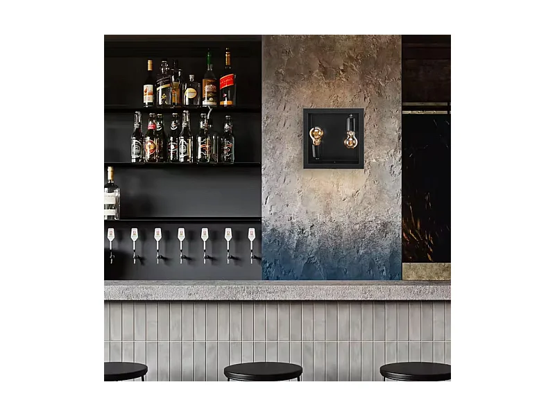 Applique Murale Toolight App1305-2W Black