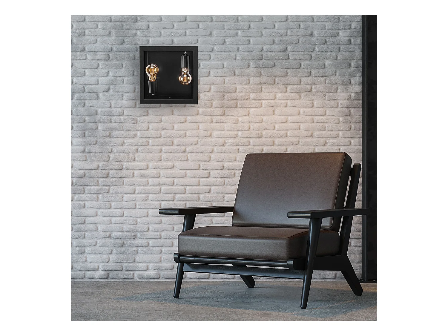 Applique Murale Toolight App1305-2W Black