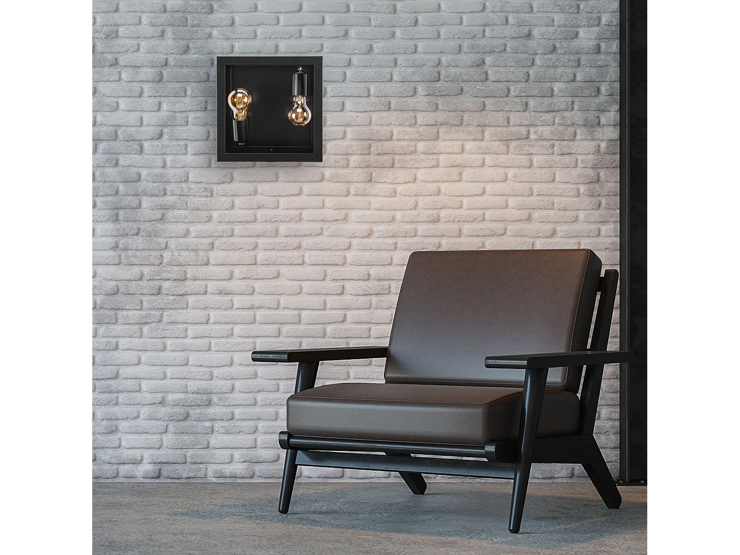 Applique Murale Toolight App1305-2W Black