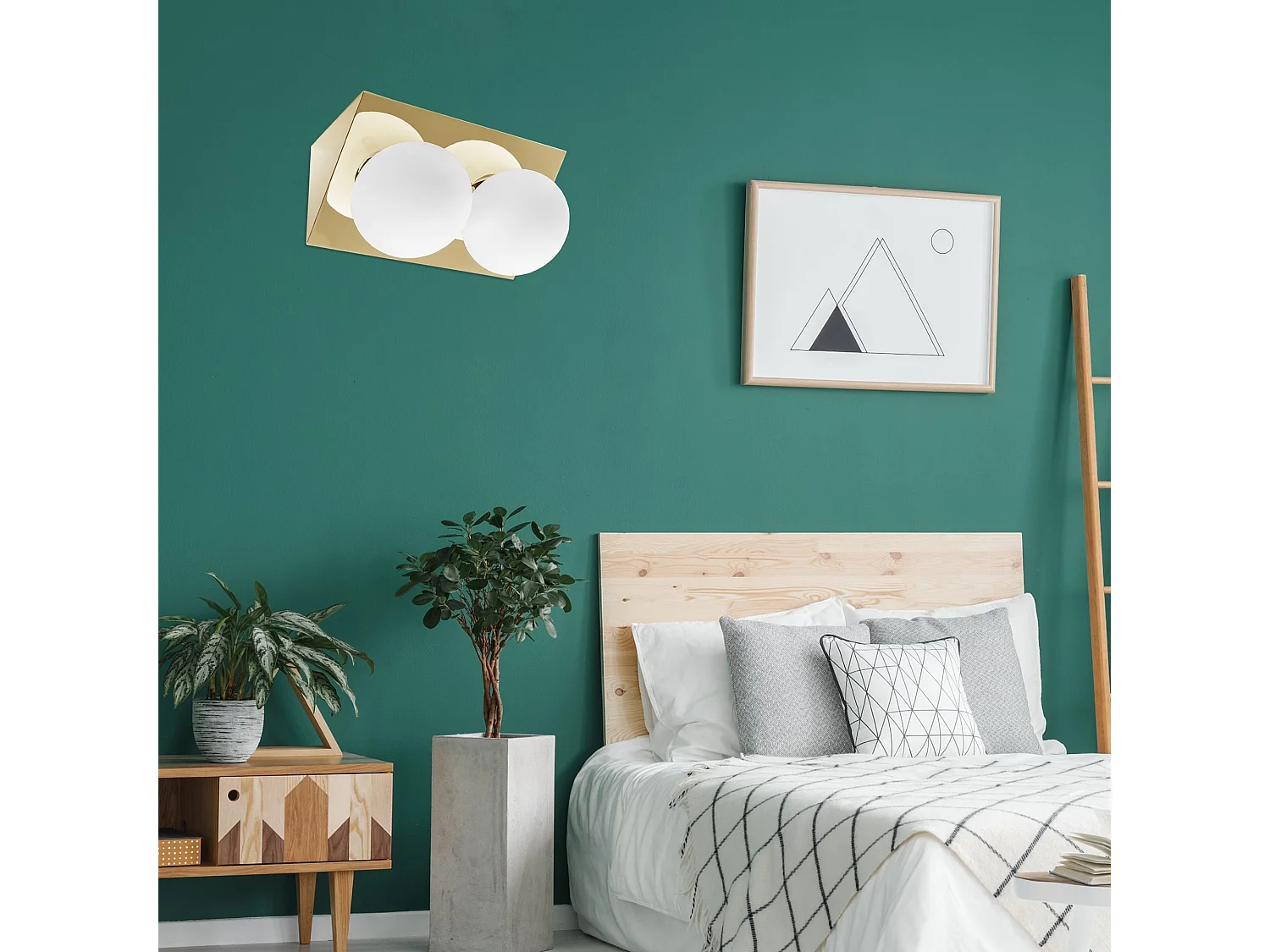 Lâmpada De Parede Toolight App1229-2W Gold