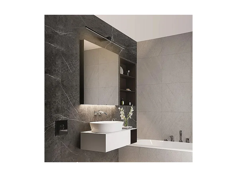 Applique Murale Toolight Led App1341-W 40Cm Black