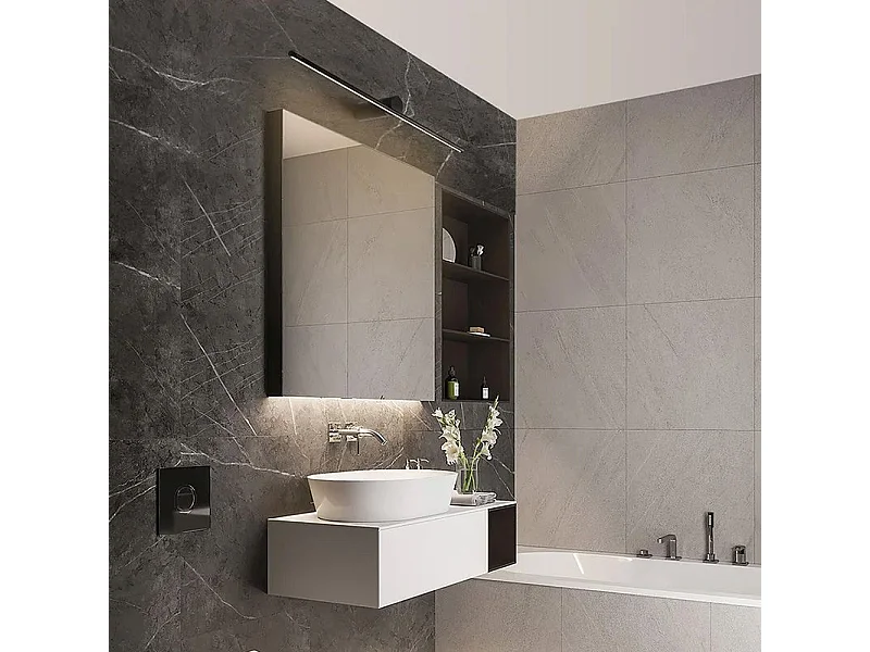 Applique Murale Toolight Led App1341-W 40Cm Black