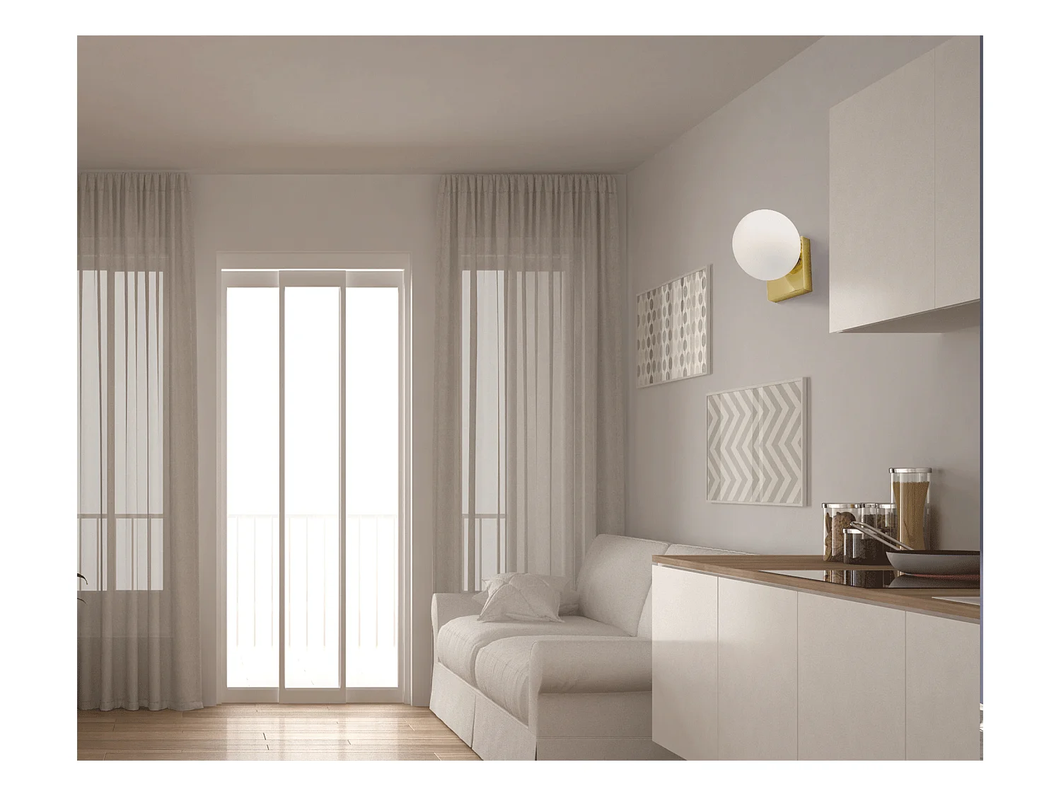 Applique Murale Toolight App1009-1W White