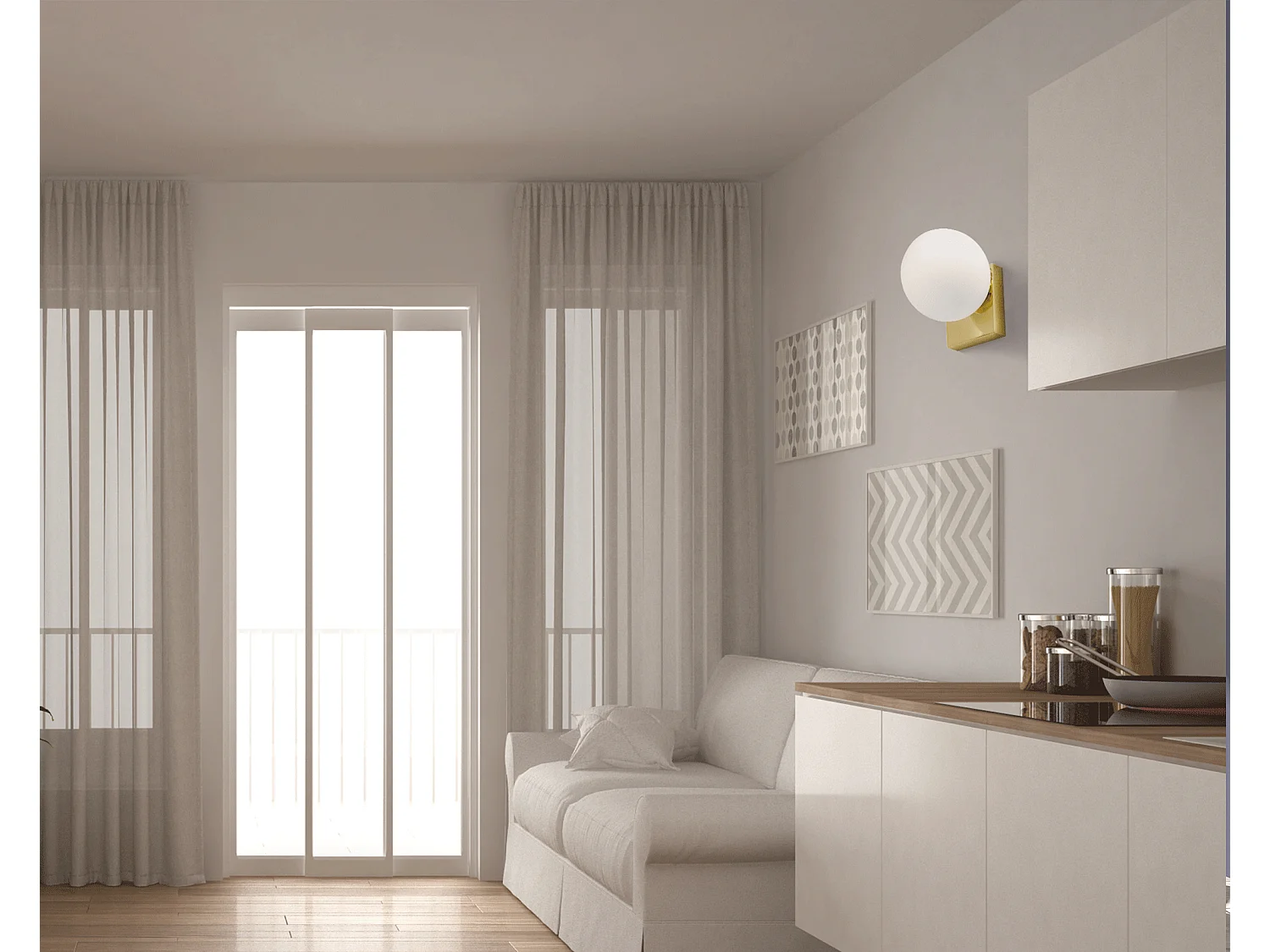 Applique Murale Toolight App1009-1W White