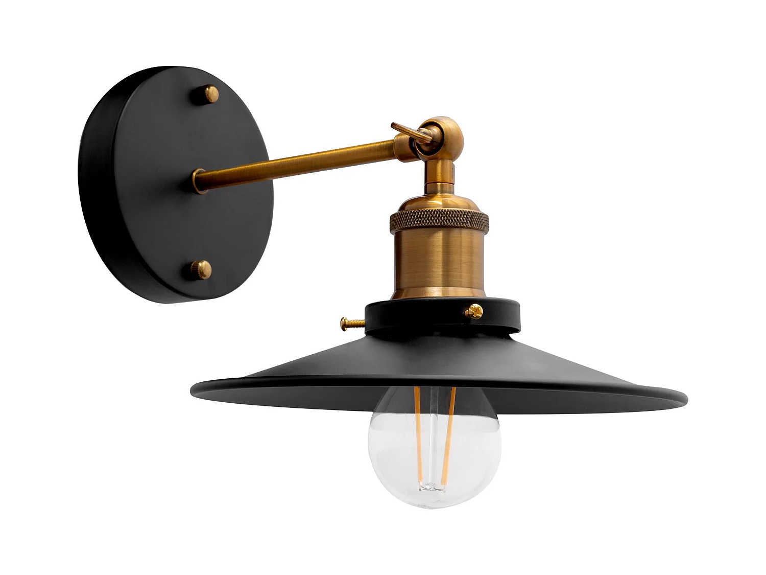 Applique Murale Toolight App184-1W Porto Black