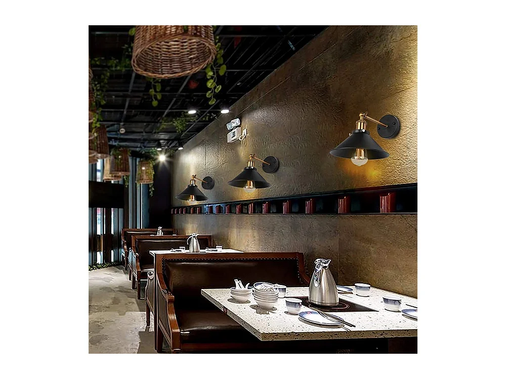 Applique Murale Toolight App184-1W Porto Black