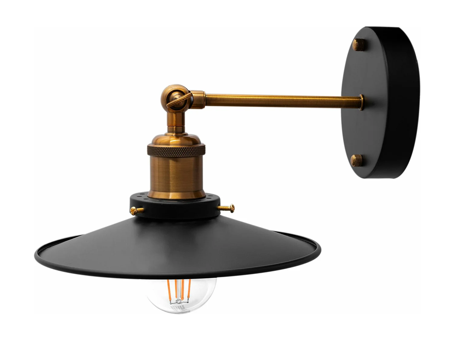 Applique Murale Toolight App184-1W Porto Black