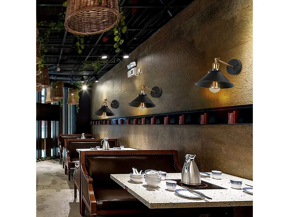 Applique Murale Toolight App184-1W Porto Black