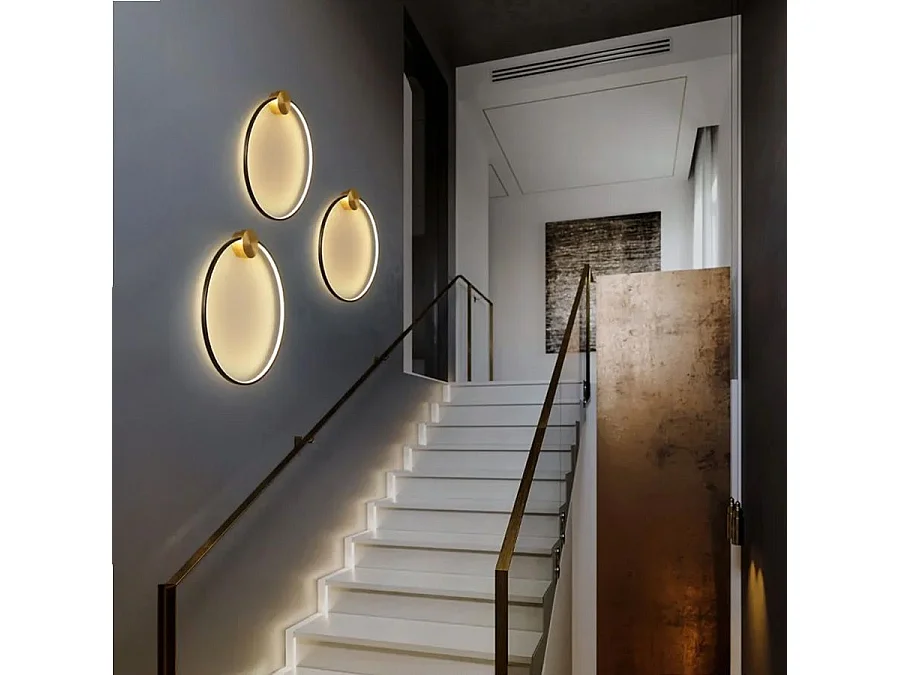 Lampada Da Parete Toolight Led App1388-Cw 40Cm Brush Gold