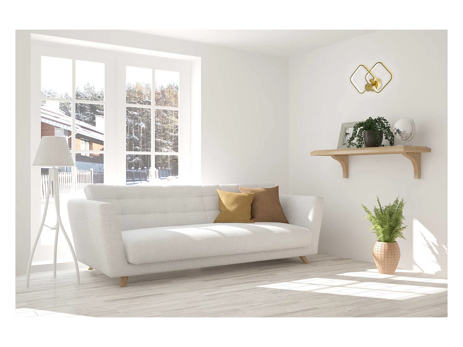 Wandlamp Toolight App1045-W Gold