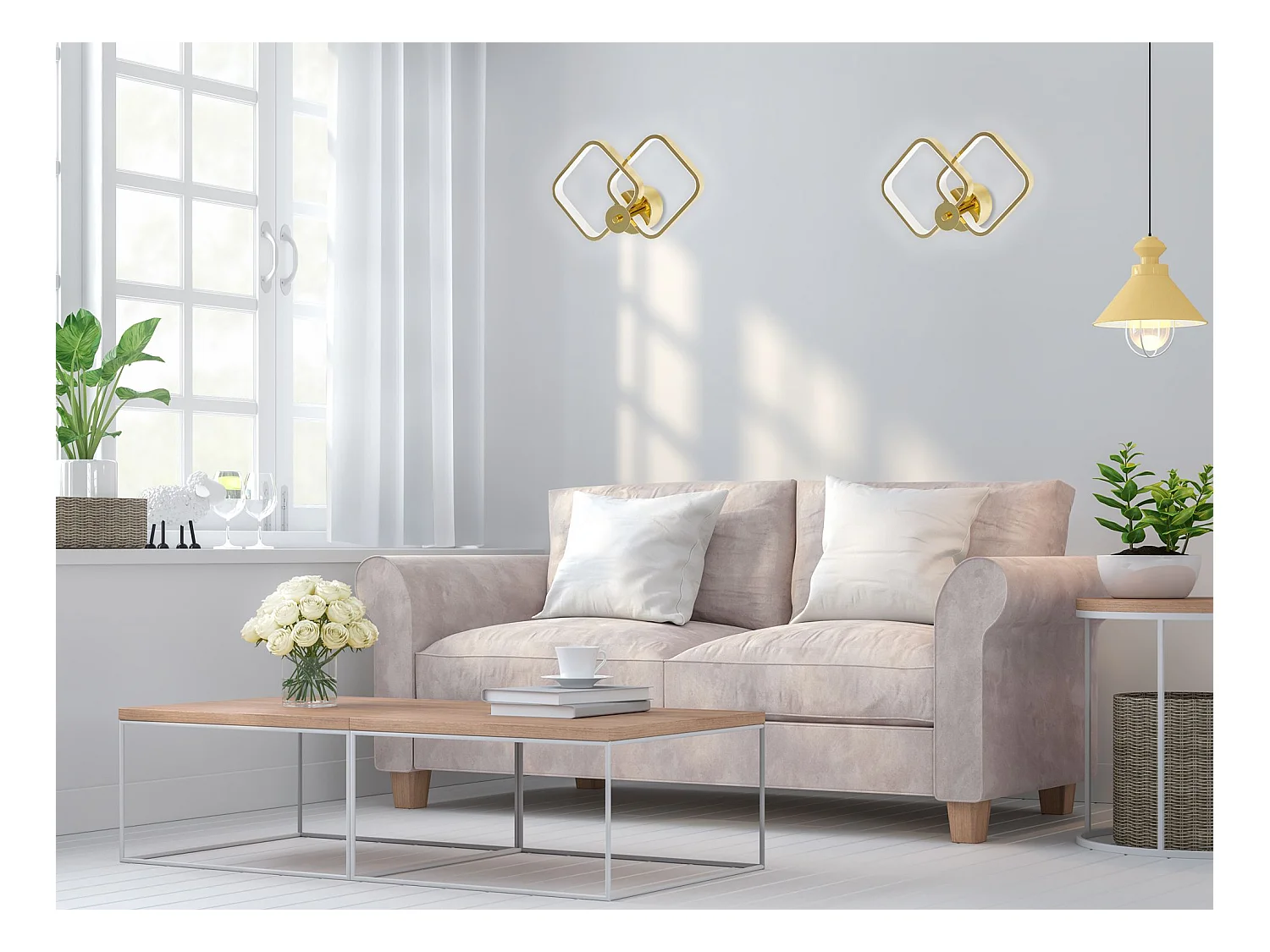 Wandlamp Toolight App1045-W Gold