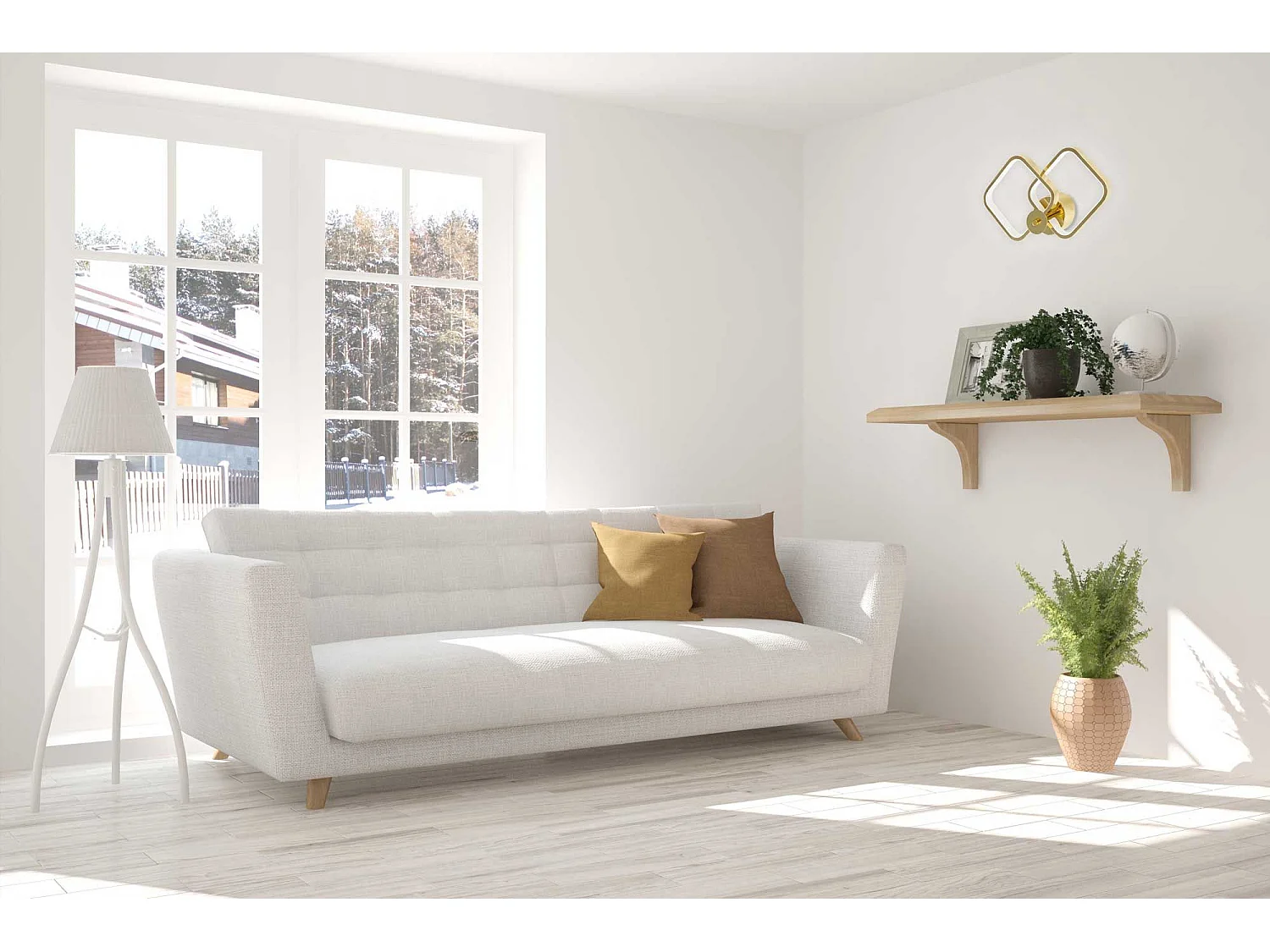 Applique Murale Toolight App1045-W Gold