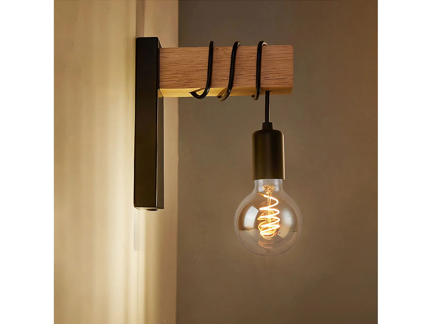 Applique Murale Toolight App972-1W Line Black