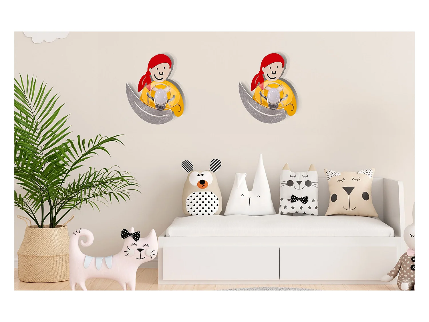 Applique Murale Toolight Pirate Yellow 4717 Yellow