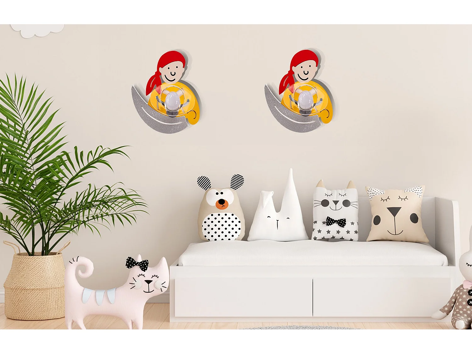 Applique Murale Toolight Pirate Yellow 4717 Yellow