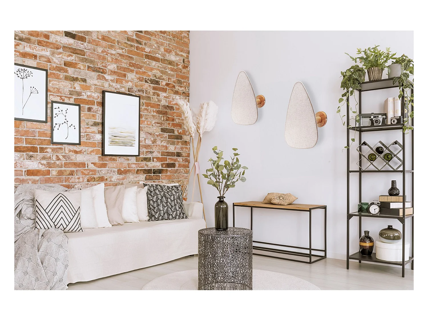 Applique Murale Toolight App1423-1W Beige