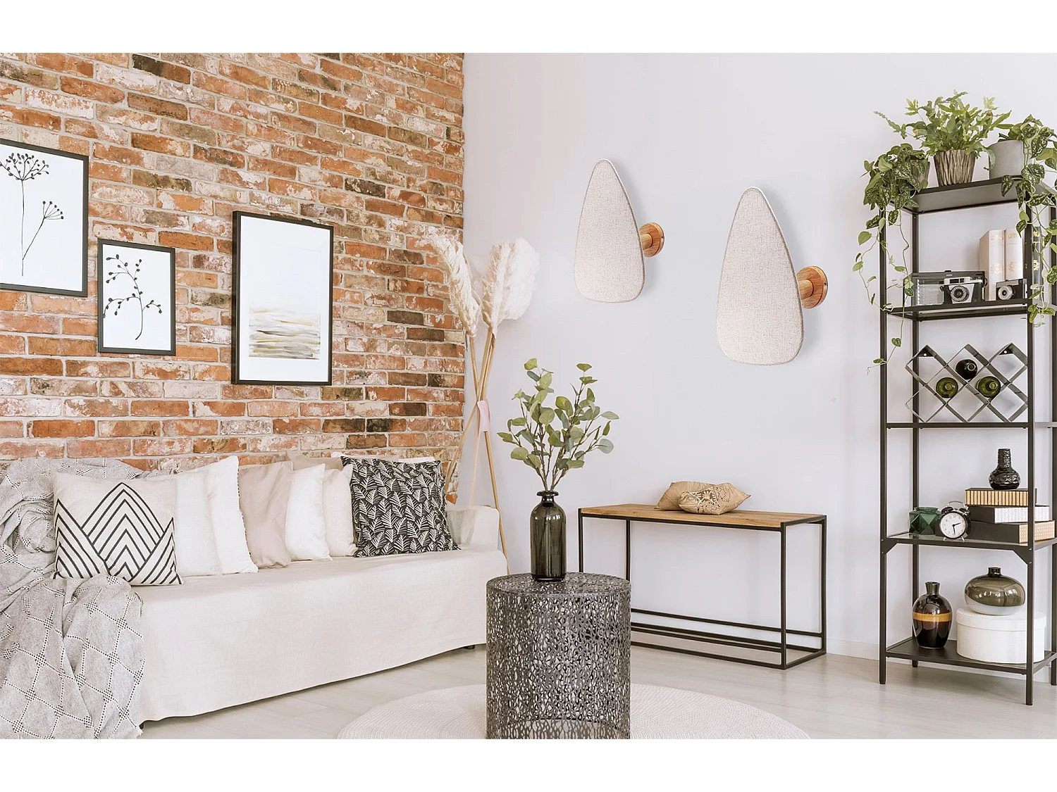 Applique Murale Toolight App1423-1W Beige