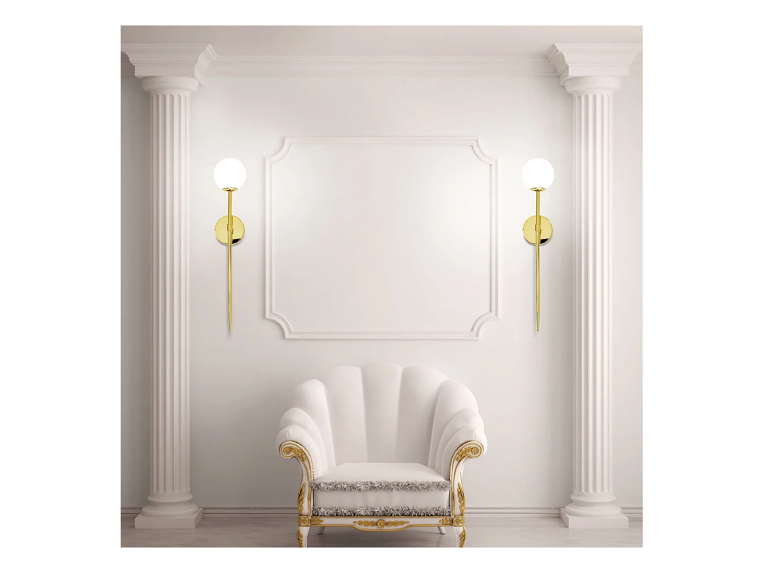 Applique Murale Toolight App578-1W Gold