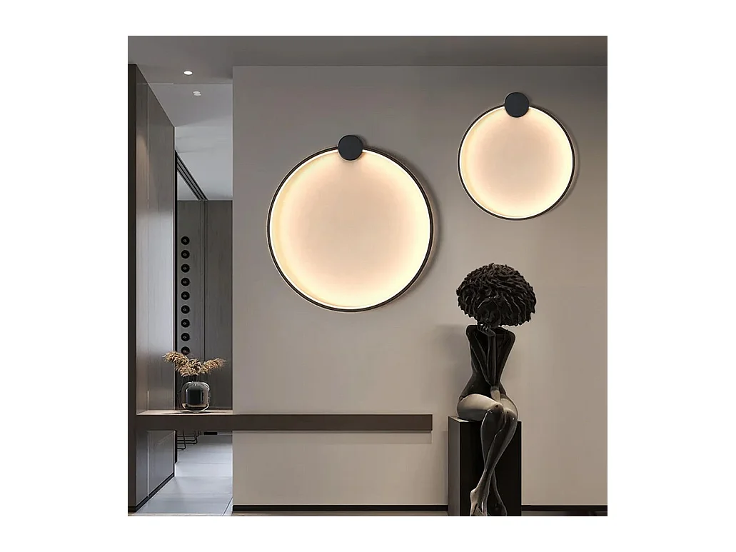 Lámpara De Pared Toolight Led App1386-Cw 40Cm Black